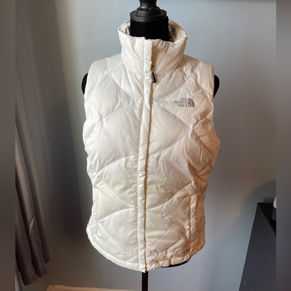 The North Face Puffer Vest in White